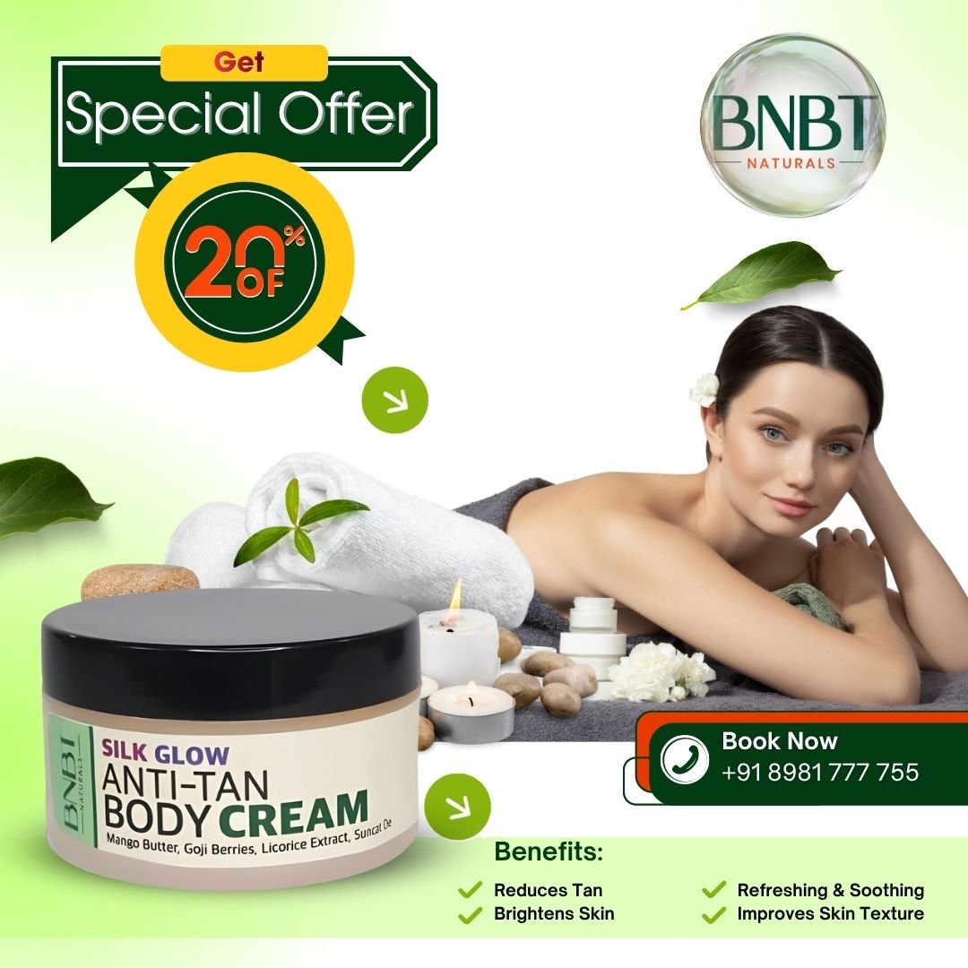 Silk Glow Anti Tan Body Cream